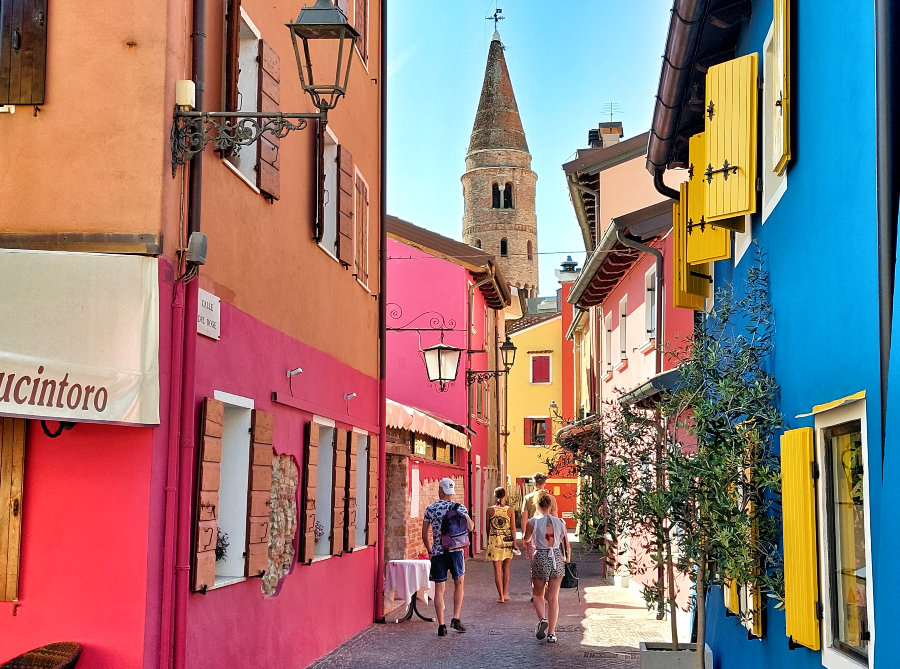 Foto del centro storico di Caorle